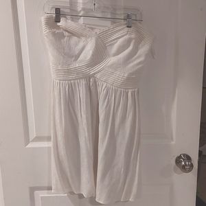White strapless Large dress